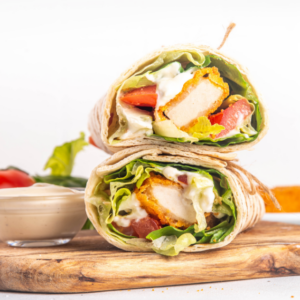 NOchicken Crispy Wrap [A, F, H, M, P] Vegan